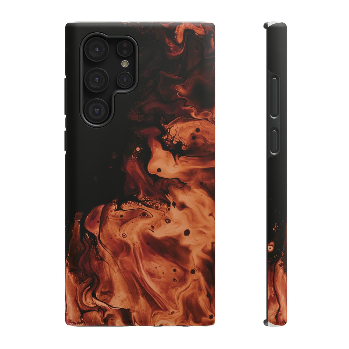 Molten Lava Abstract Art Phone Case – MagSafe Compatible for iPhone & Samsung Galaxy