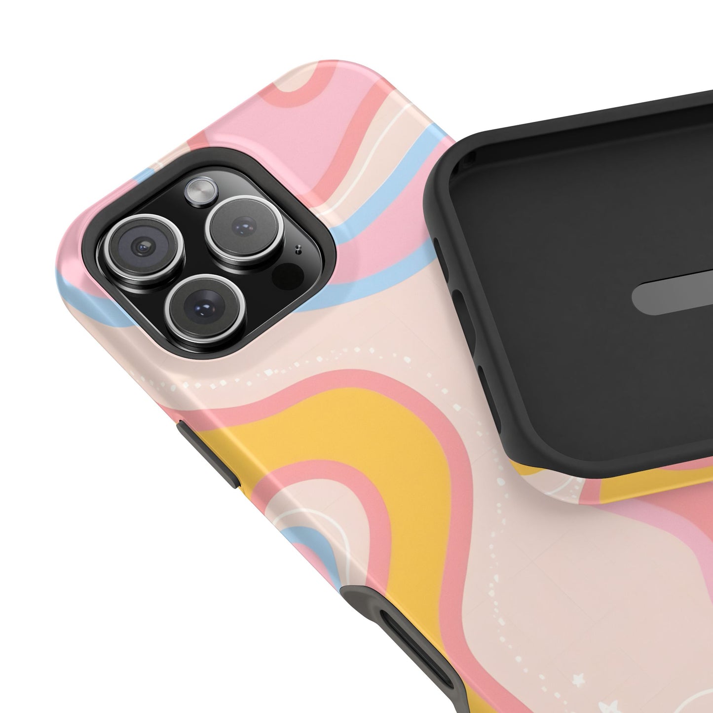 Pastel Dreamy Waves Phone Case – MagSafe Compatible for iPhone & Samsung Galaxy