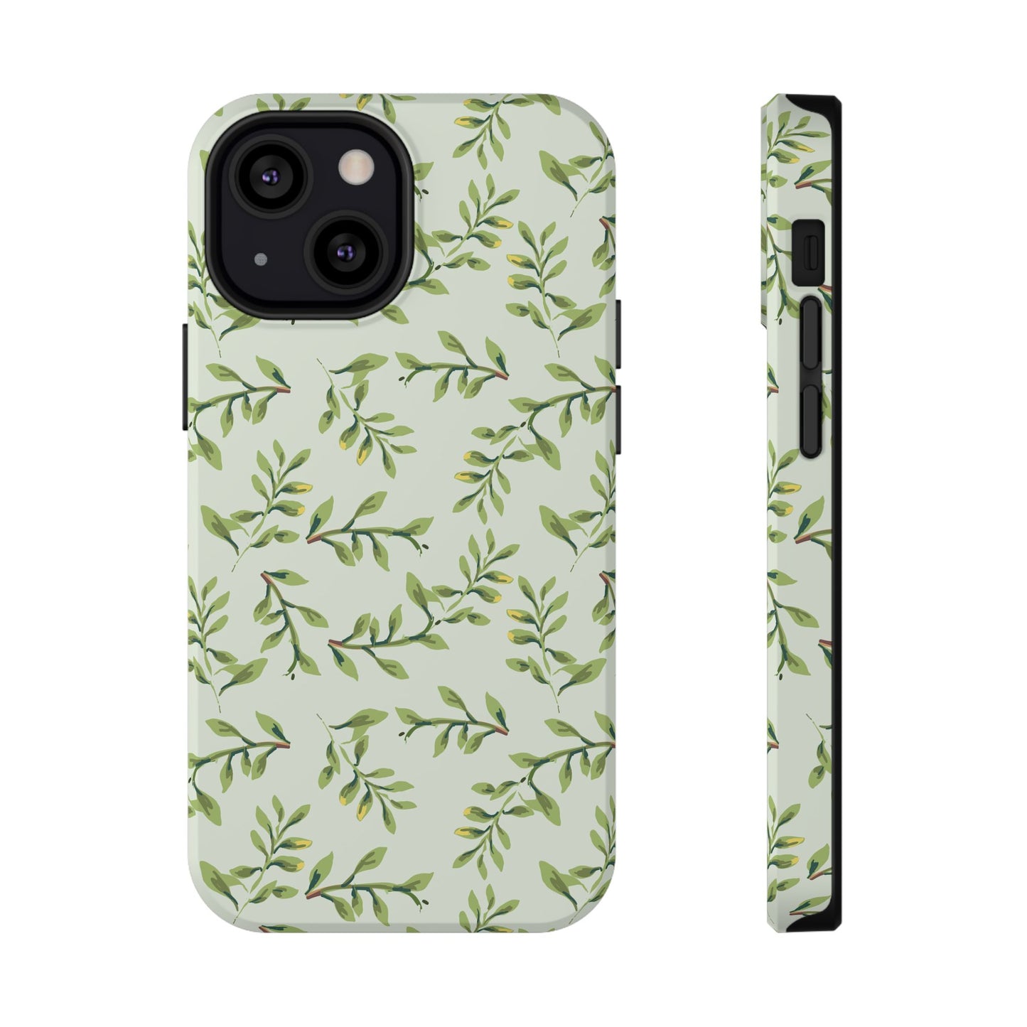 Olive Branch Botanical Phone Case – MagSafe Compatible for iPhone & Samsung Galaxy