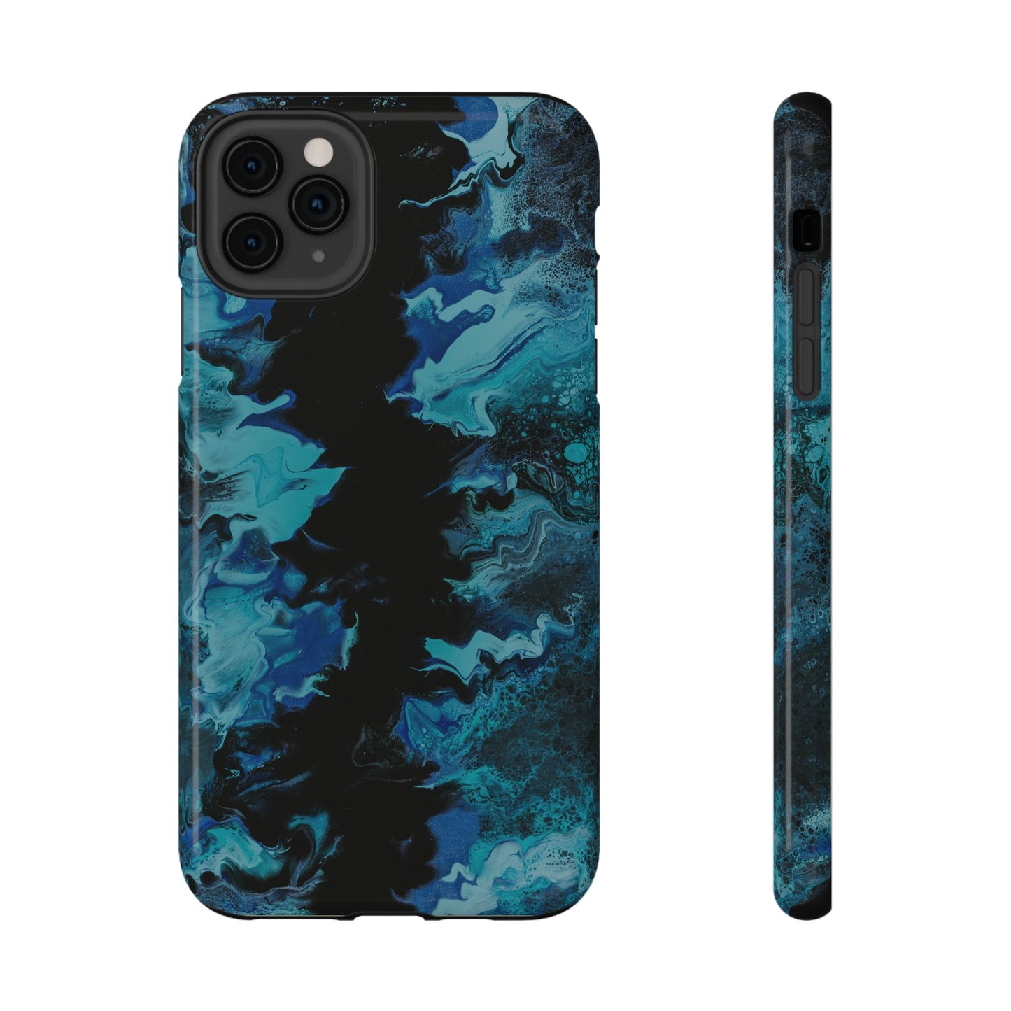 Deep Ocean Swirl Phone Case – MagSafe Compatible for iPhone & Samsung Galaxy
