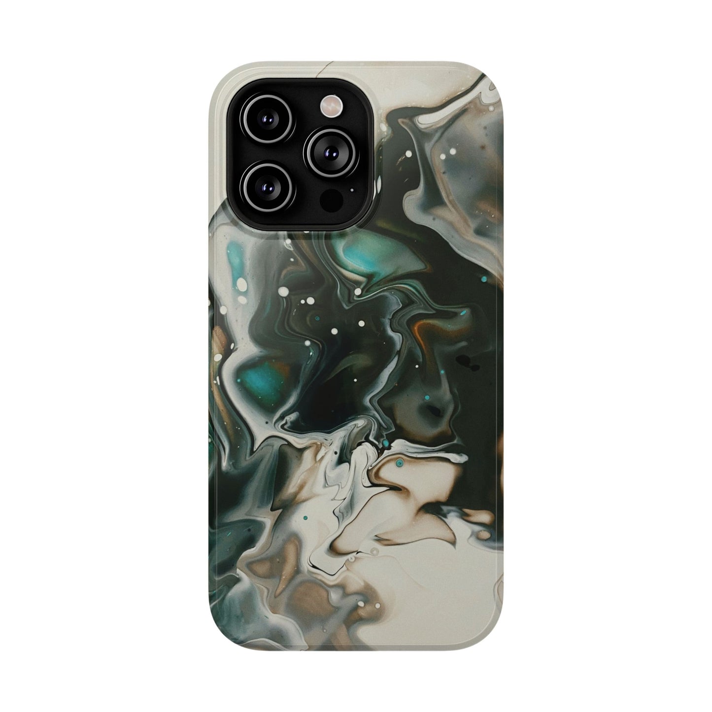 Terra Mist Earthtone Marble Phone Case – MagSafe Compatible for iPhone & Samsung Galaxy