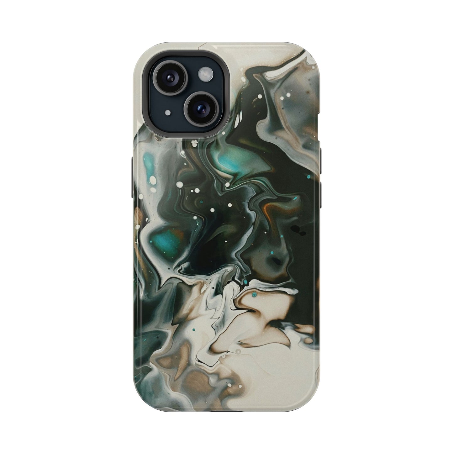 Terra Mist Earthtone Marble Phone Case – MagSafe Compatible for iPhone & Samsung Galaxy