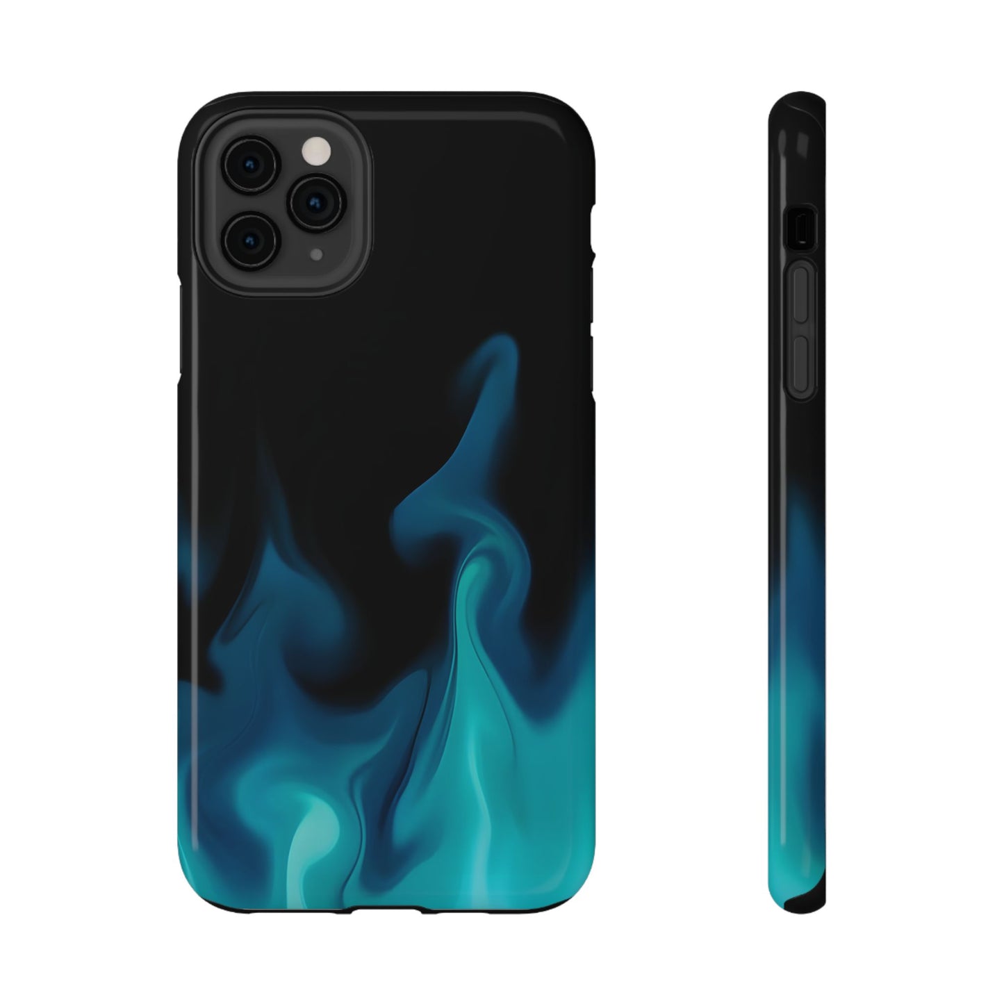 Blue Flame Energy Phone Case – MagSafe Compatible for iPhone & Samsung Galaxy