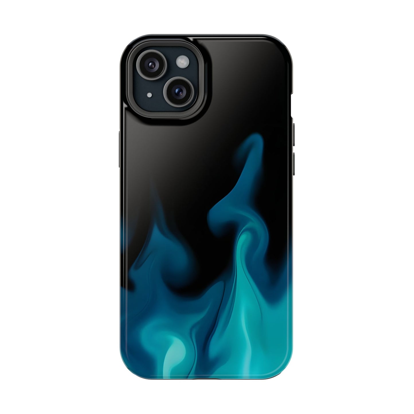 Blue Flame Energy Phone Case – MagSafe Compatible for iPhone & Samsung Galaxy