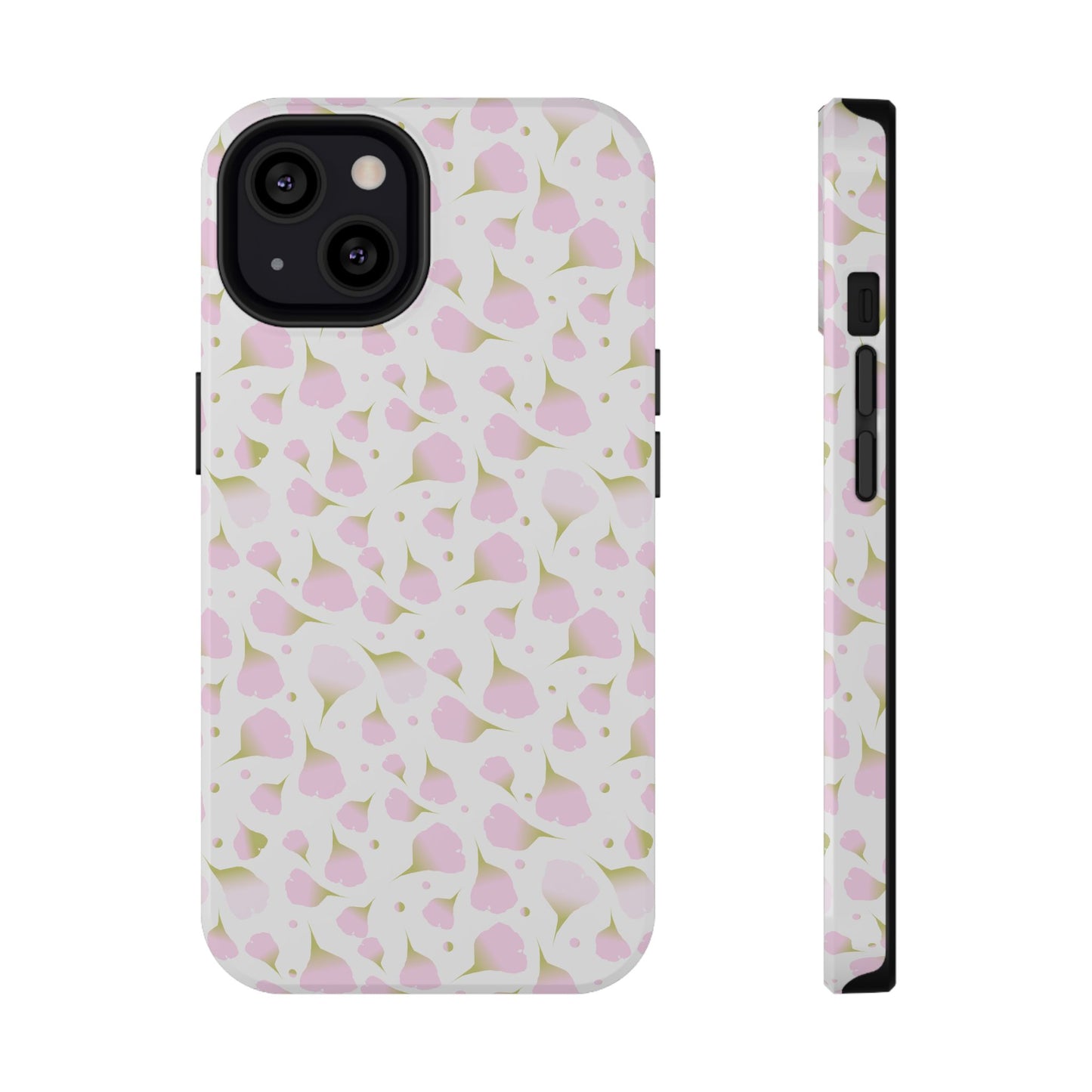 Soft Pink Petal Pattern Phone Case – MagSafe Compatible for iPhone & Samsung Galaxy