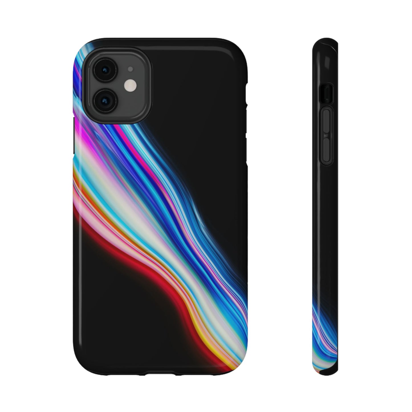 Neon Light Streak Phone Case – MagSafe Compatible for iPhone & Samsung Galaxy