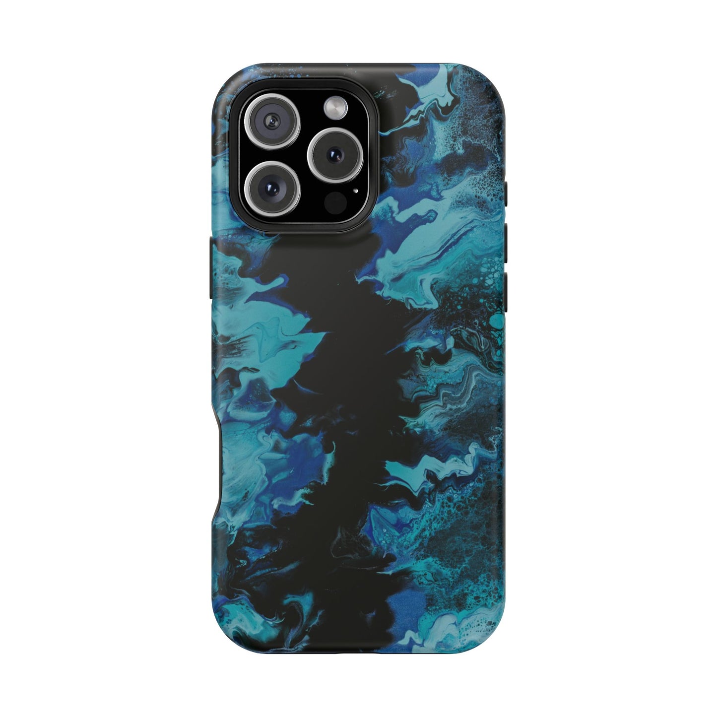 Deep Ocean Swirl Phone Case – MagSafe Compatible for iPhone & Samsung Galaxy