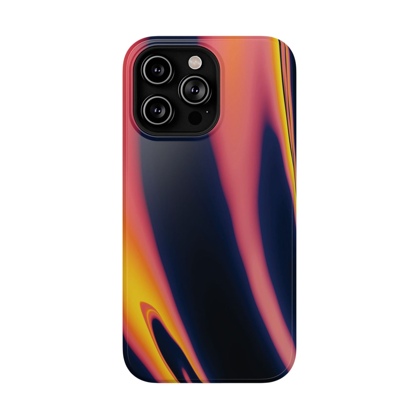 Neon Sunset Flame Phone Case – MagSafe Compatible for iPhone & Samsung Galaxy