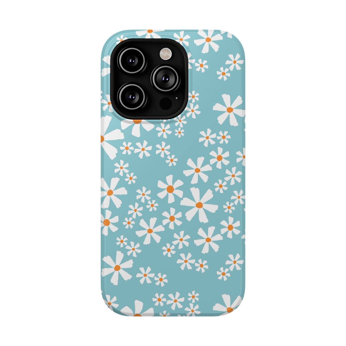 Vintage Daisy Field Phone Case – MagSafe Compatible for iPhone & Samsung Galaxy