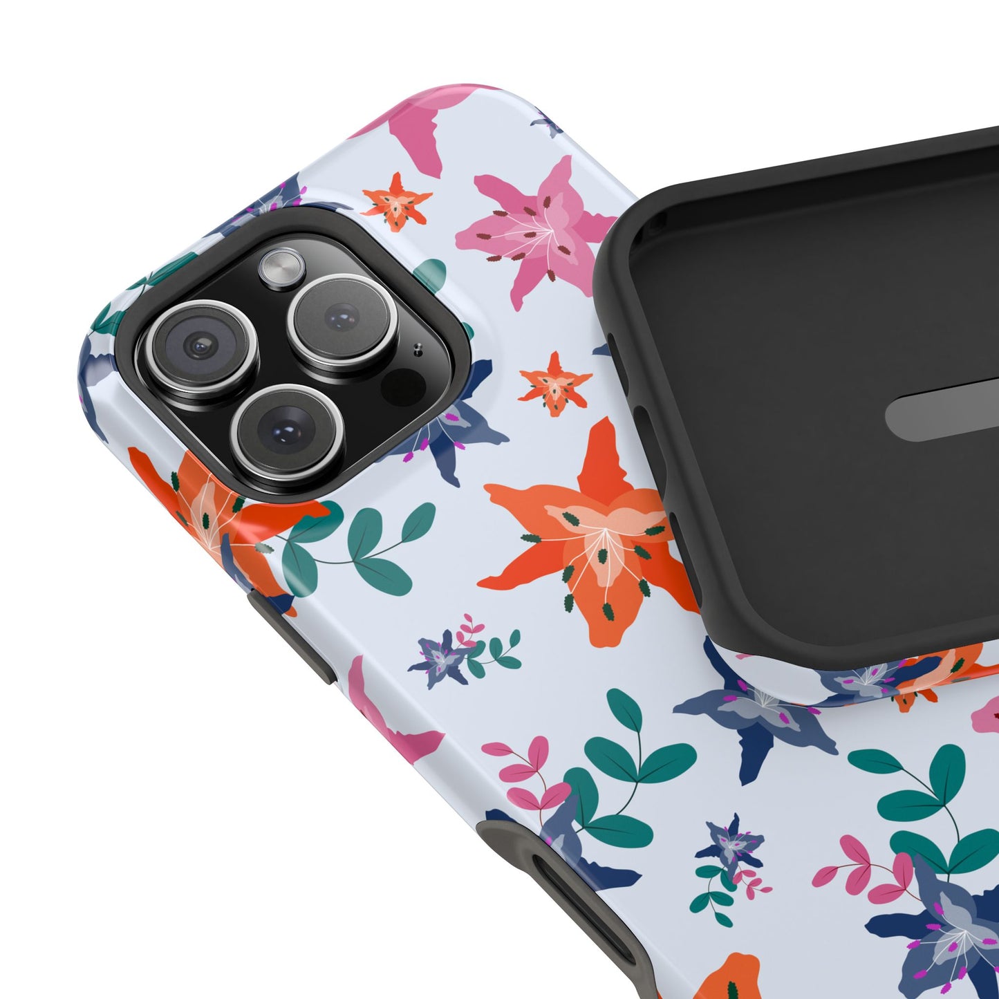 Watercolor Lily Garden Phone Case – MagSafe Compatible for iPhone & Samsung Galaxy