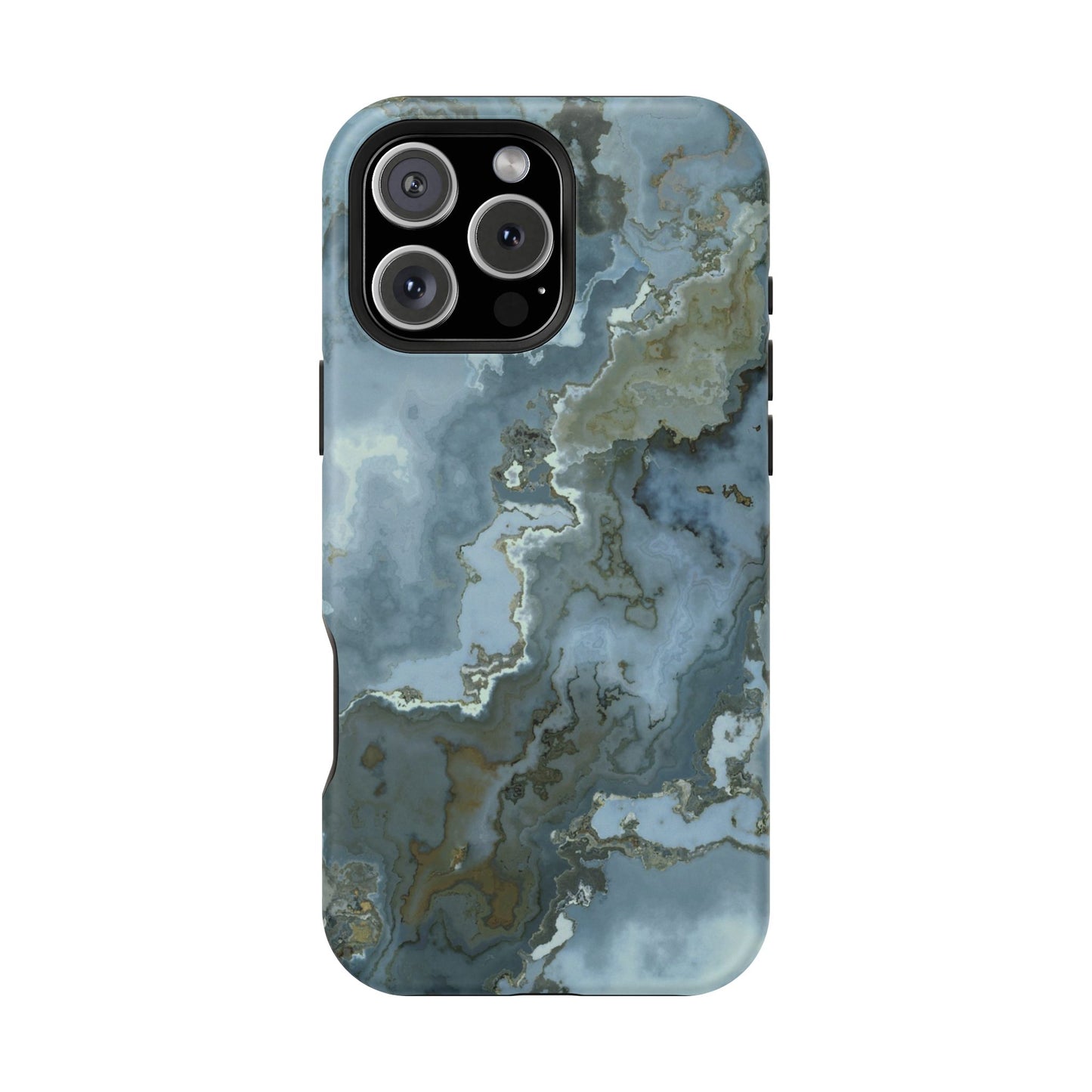 Oceanic Agate Marble Phone Case – MagSafe Compatible for iPhone & Samsung Galaxy