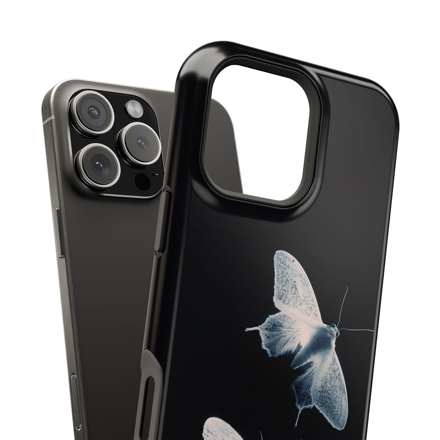 Ethereal Moth Dark Aesthetic Phone Case – MagSafe Compatible for iPhone & Samsung Galaxy