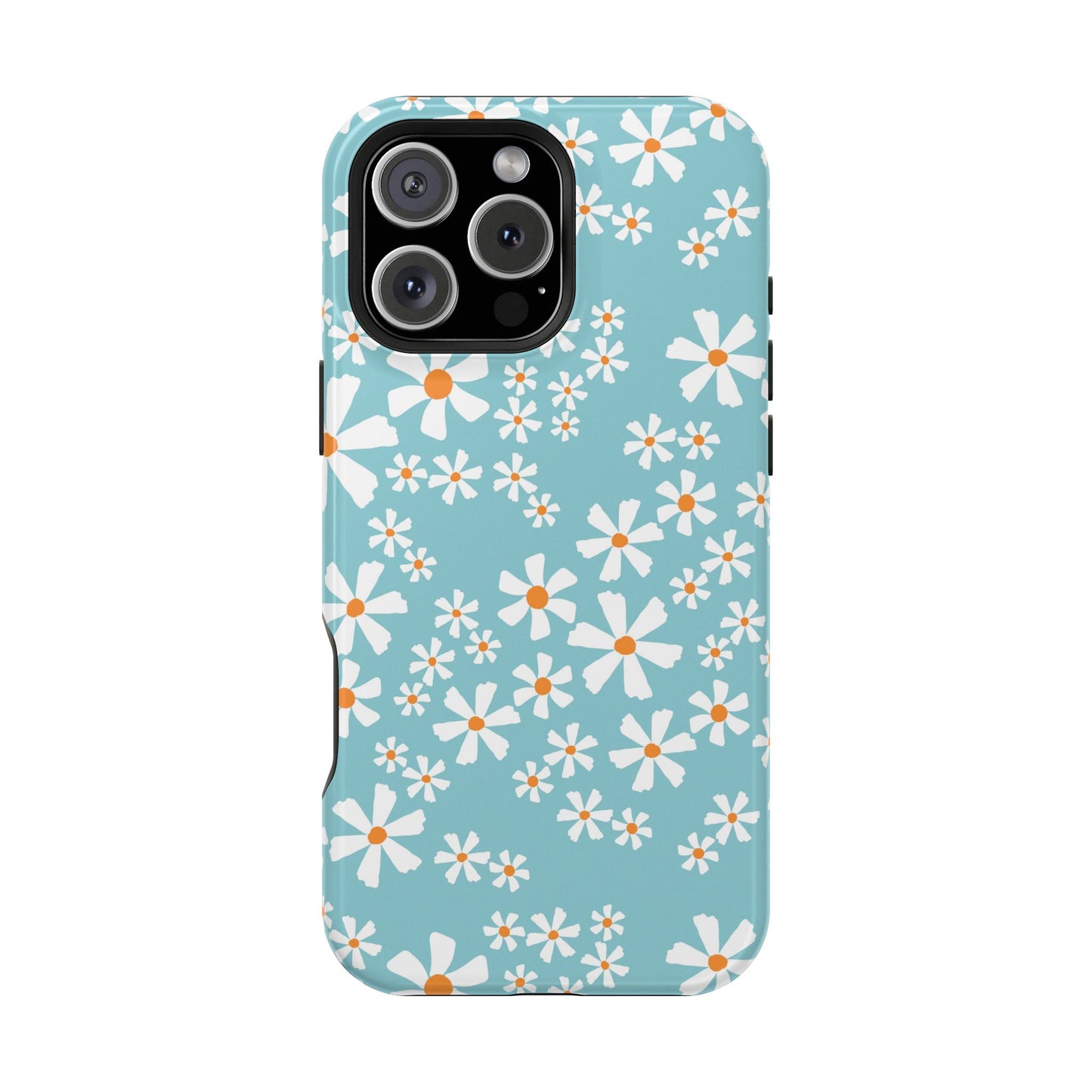 Vintage Daisy Field Phone Case – MagSafe Compatible for iPhone & Samsung Galaxy