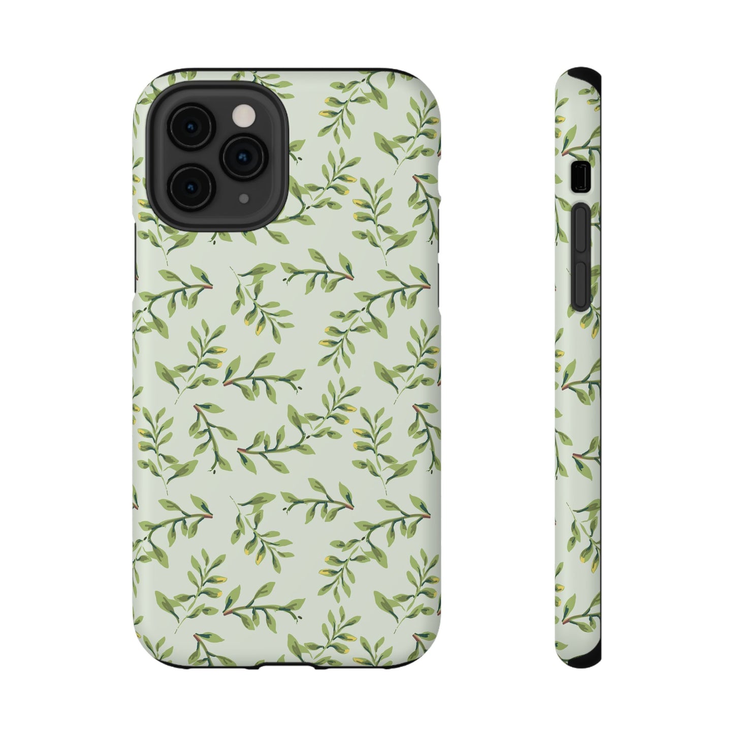 Olive Branch Botanical Phone Case – MagSafe Compatible for iPhone & Samsung Galaxy