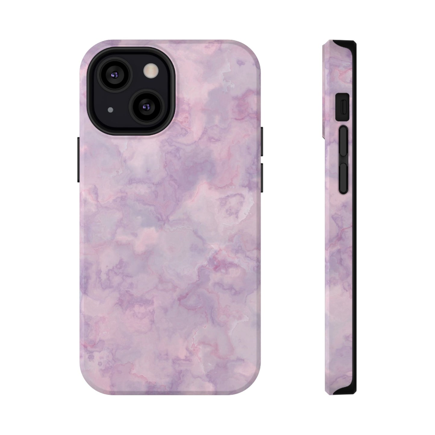 Lavender Dream Marble Phone Case – MagSafe Compatible for iPhone & Samsung Galaxy
