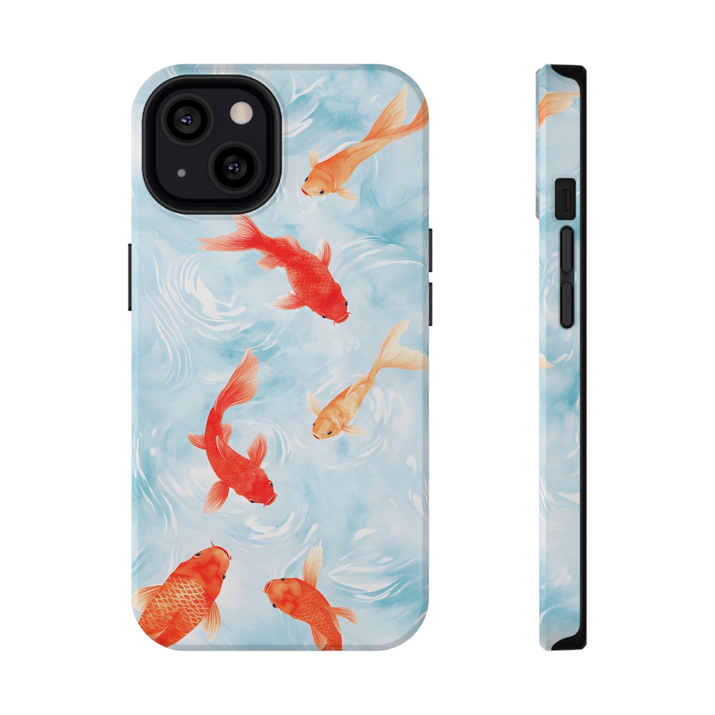 Koi Fish Pond Phone Case – MagSafe Compatible for iPhone & Samsung Galaxy
