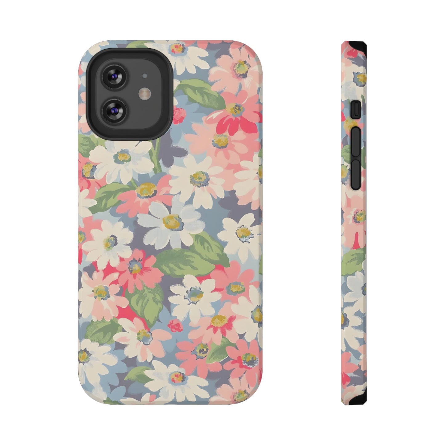 Vintage Floral Daisy Phone Case – MagSafe Compatible for iPhone & Samsung Galaxy