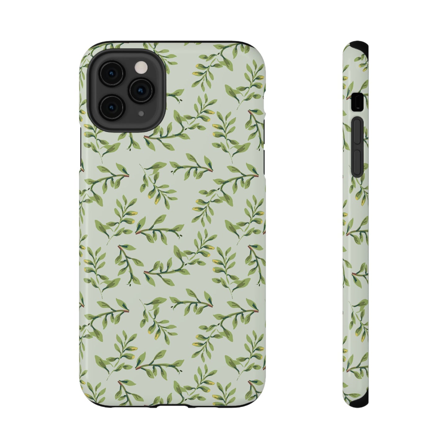 Olive Branch Botanical Phone Case – MagSafe Compatible for iPhone & Samsung Galaxy