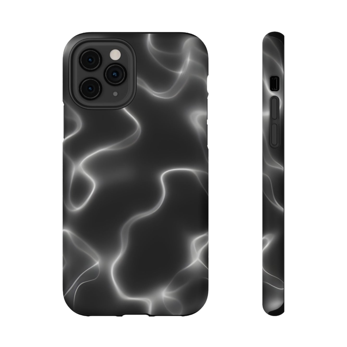 Electric Black Glow Phone Case – MagSafe Compatible for iPhone & Samsung Galaxy