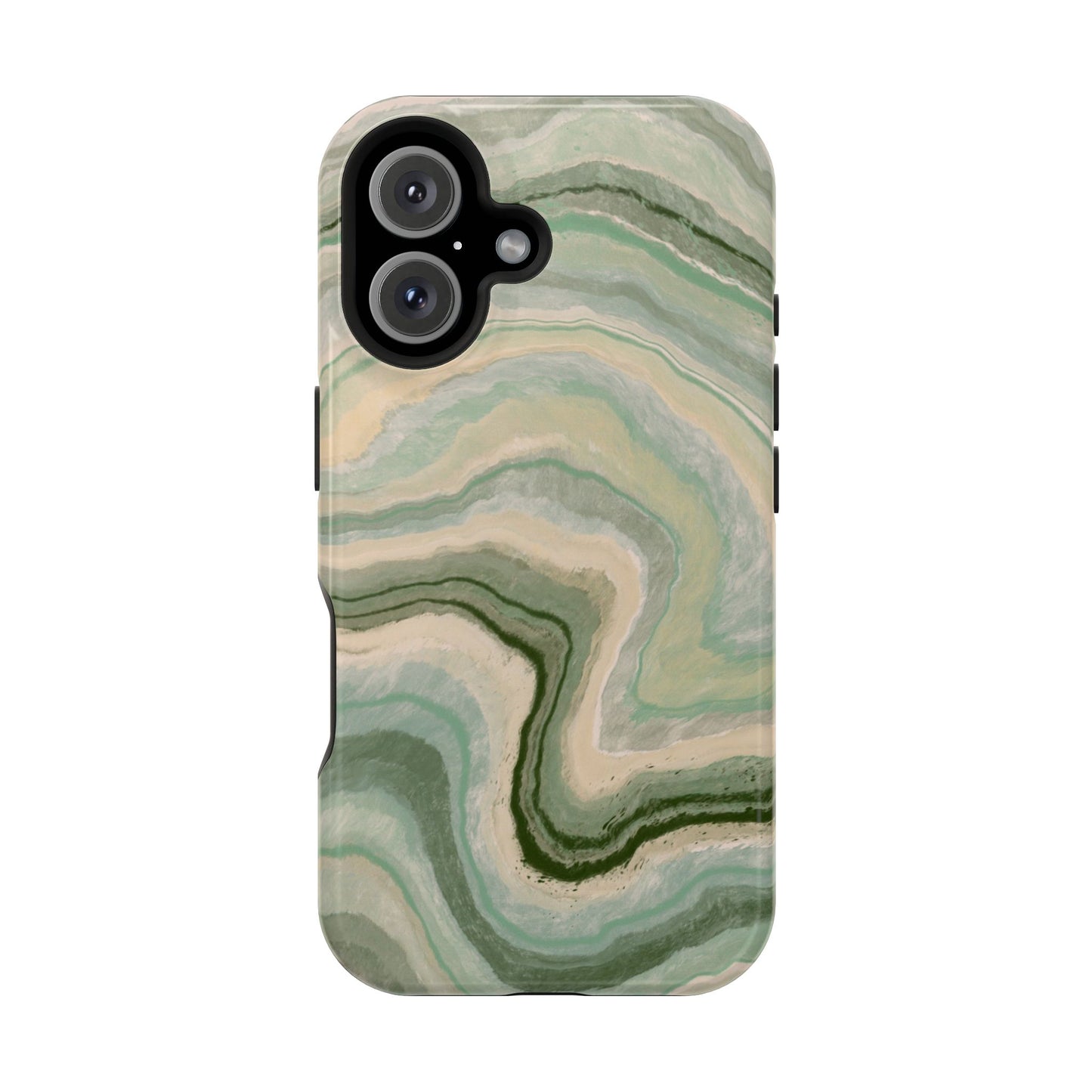 Earthy Agate Stone Phone Case – MagSafe Compatible for iPhone & Samsung Galaxy