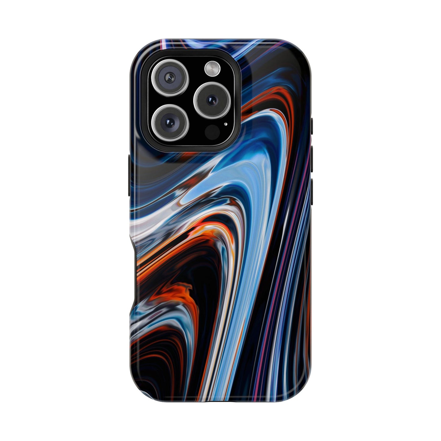 Vibrant Swirl Energy Phone Case – MagSafe Compatible for iPhone & Samsung Galaxy