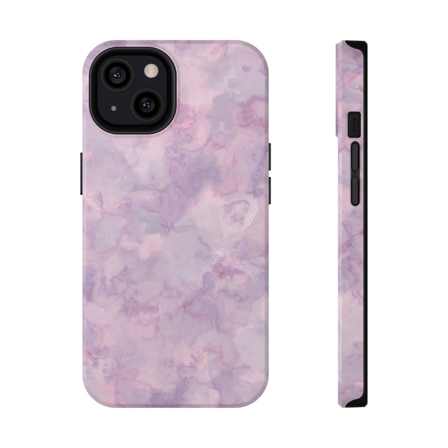Lavender Dream Marble Phone Case – MagSafe Compatible for iPhone & Samsung Galaxy