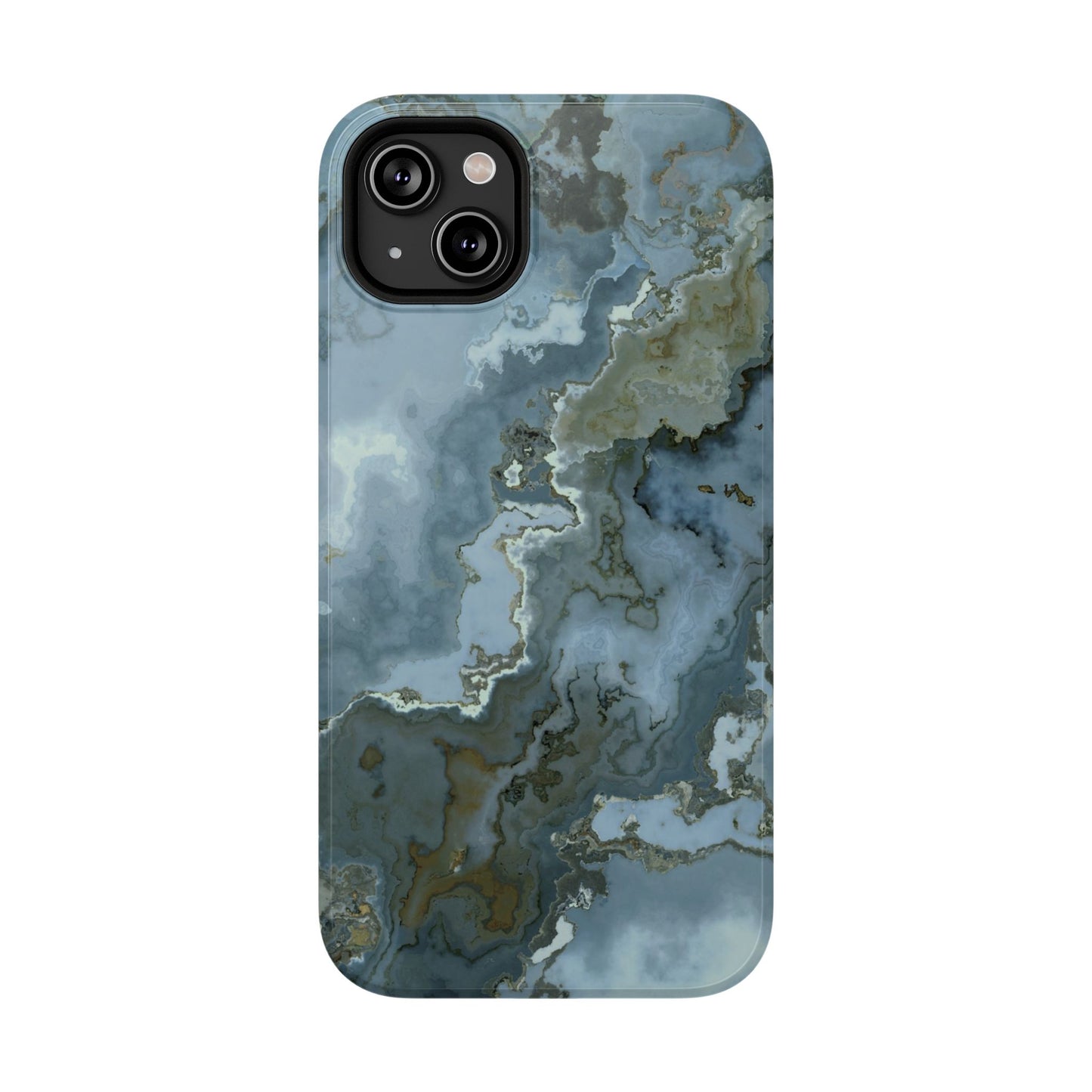 Oceanic Agate Marble Phone Case – MagSafe Compatible for iPhone & Samsung Galaxy