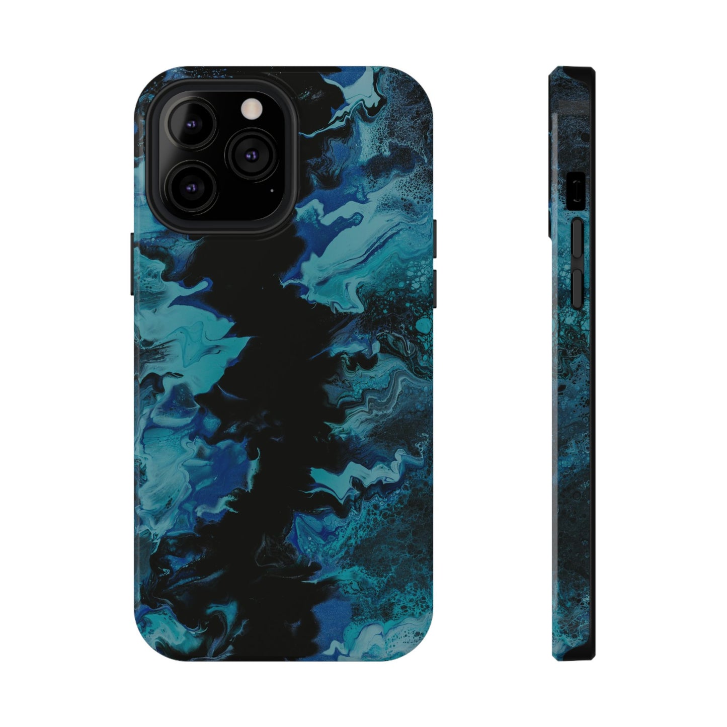 Deep Ocean Swirl Phone Case – MagSafe Compatible for iPhone & Samsung Galaxy