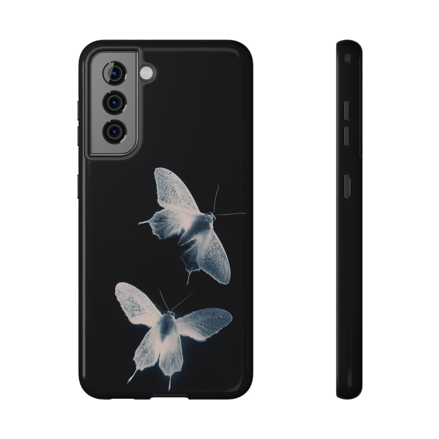 Ethereal Moth Dark Aesthetic Phone Case – MagSafe Compatible for iPhone & Samsung Galaxy