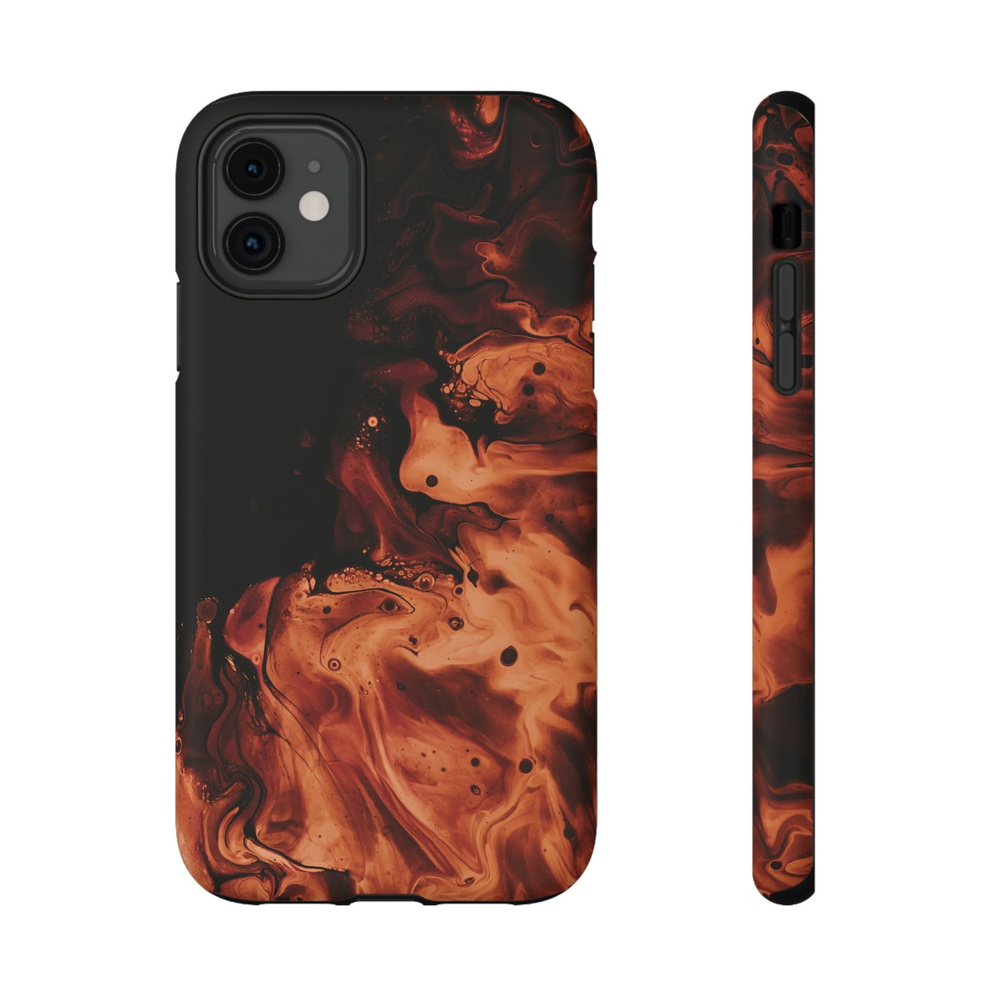 Molten Lava Abstract Art Phone Case – MagSafe Compatible for iPhone & Samsung Galaxy