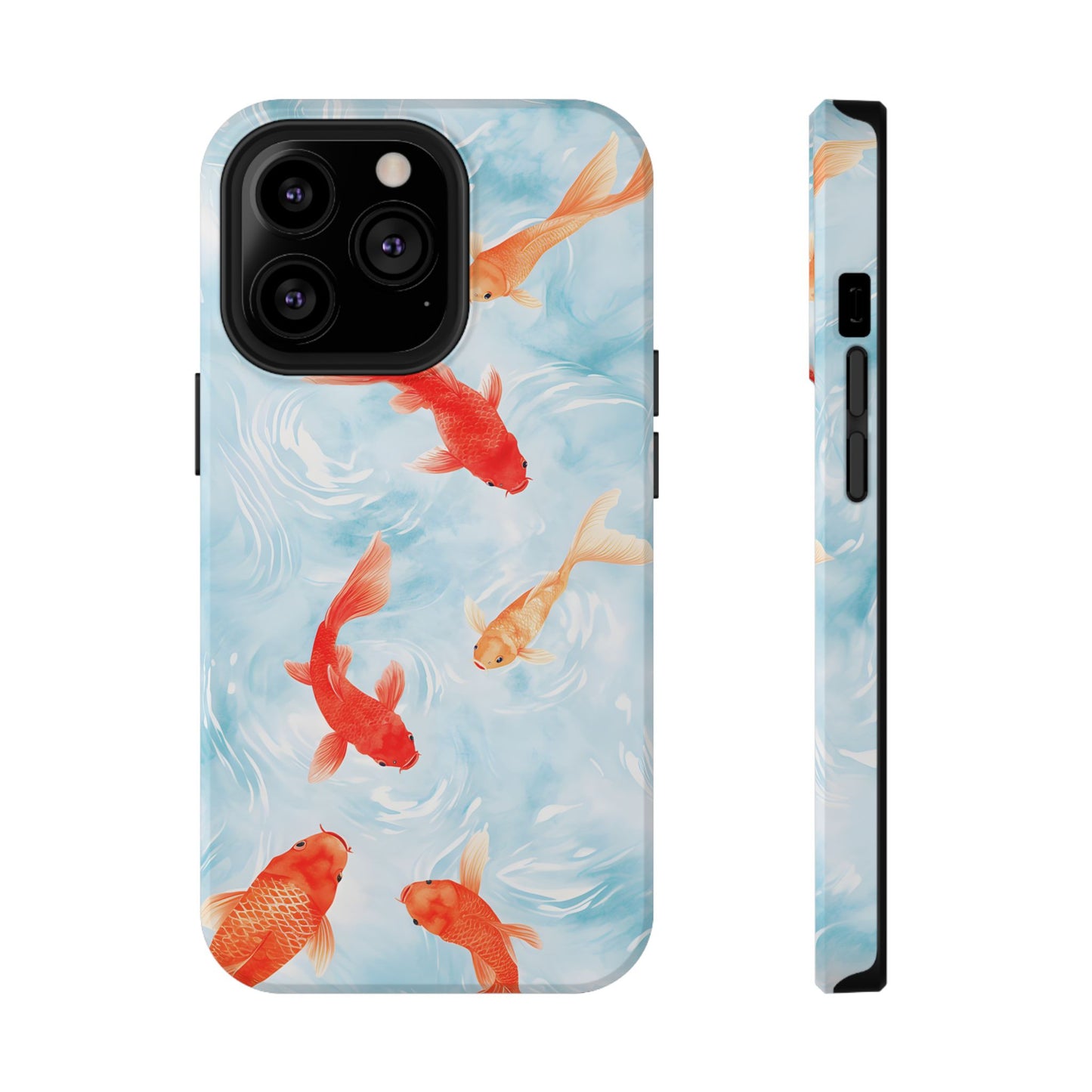Koi Fish Pond Phone Case – MagSafe Compatible for iPhone & Samsung Galaxy