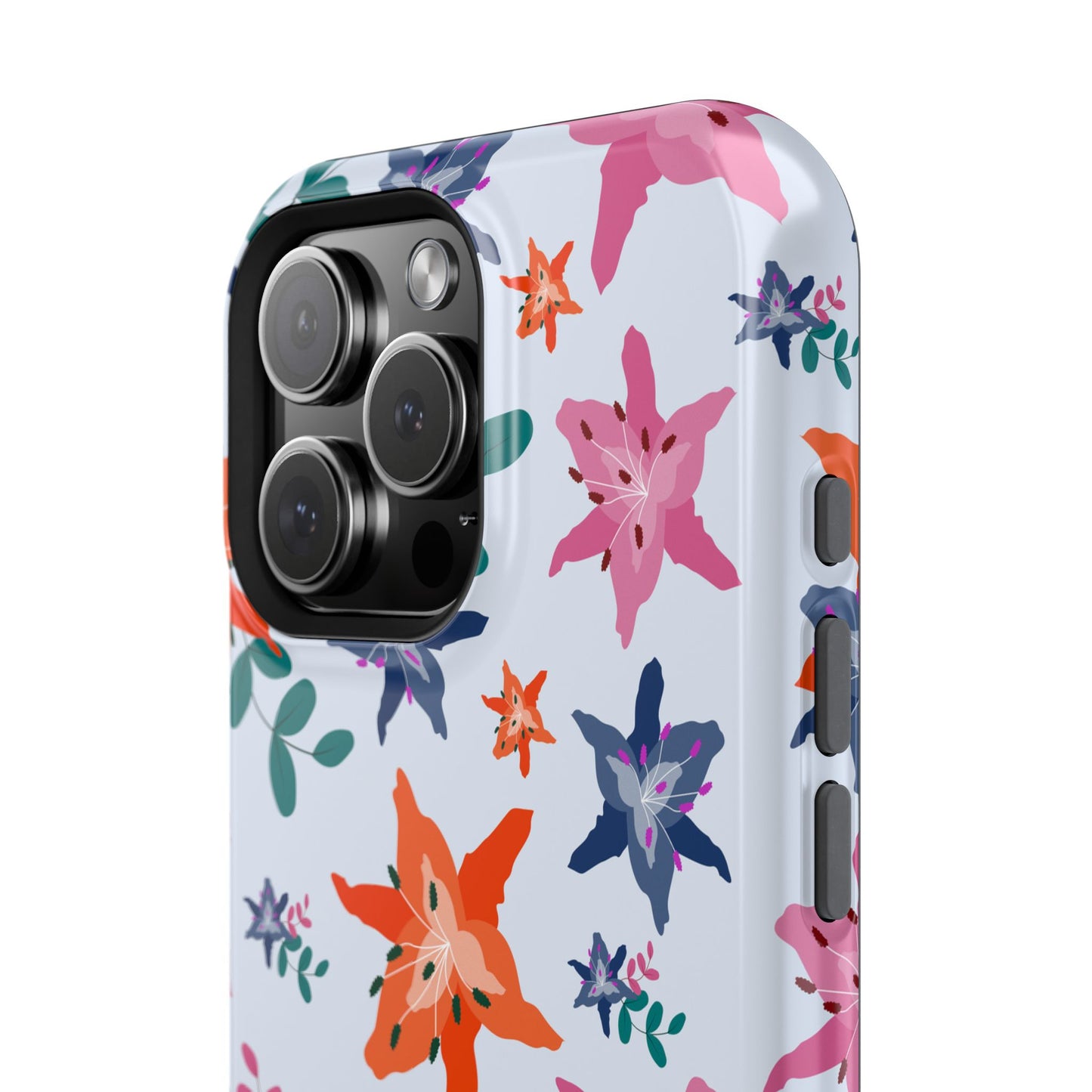 Watercolor Lily Garden Phone Case – MagSafe Compatible for iPhone & Samsung Galaxy