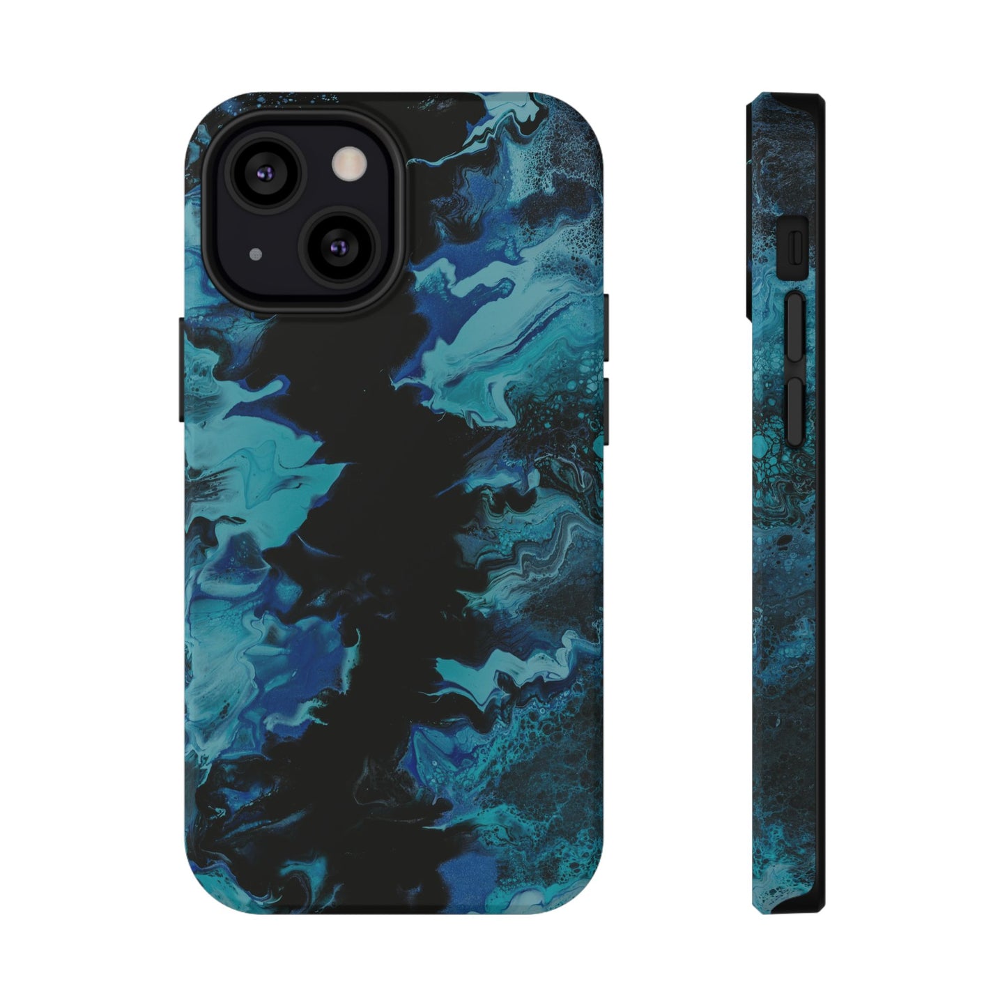 Deep Ocean Swirl Phone Case – MagSafe Compatible for iPhone & Samsung Galaxy