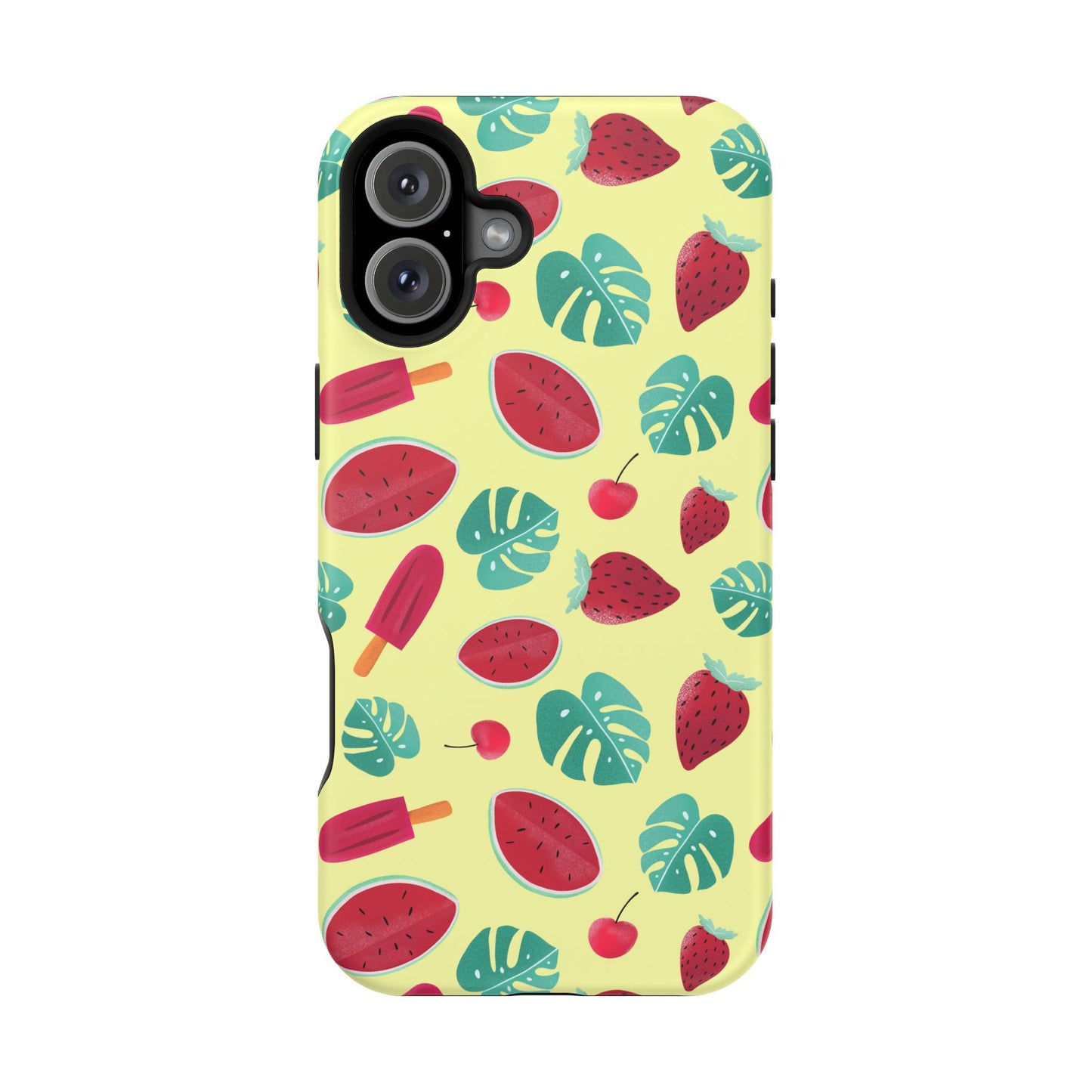 Tropical Summer Fruits Phone Case – MagSafe Compatible for iPhone & Samsung Galaxy