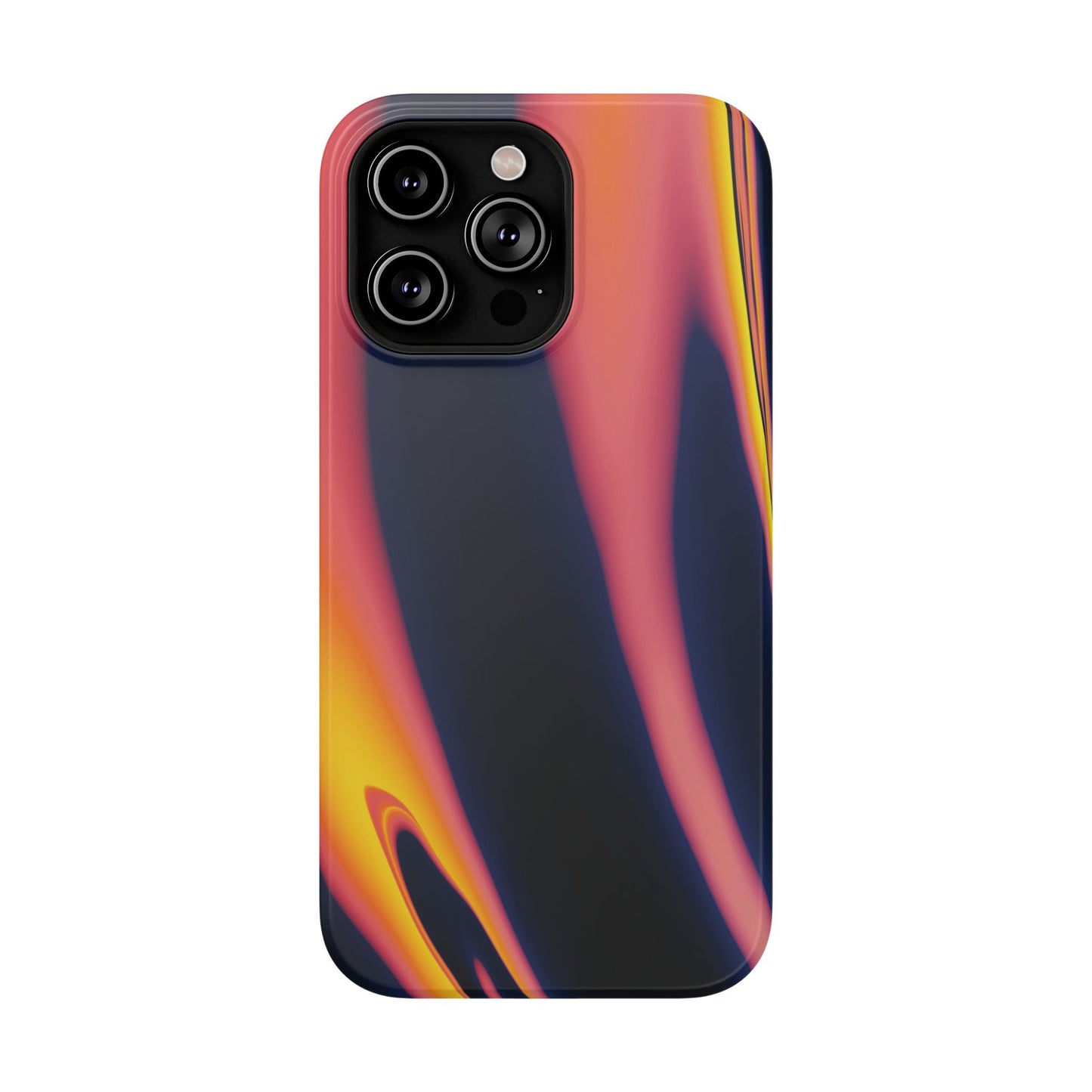 Neon Sunset Flame Phone Case – MagSafe Compatible for iPhone & Samsung Galaxy