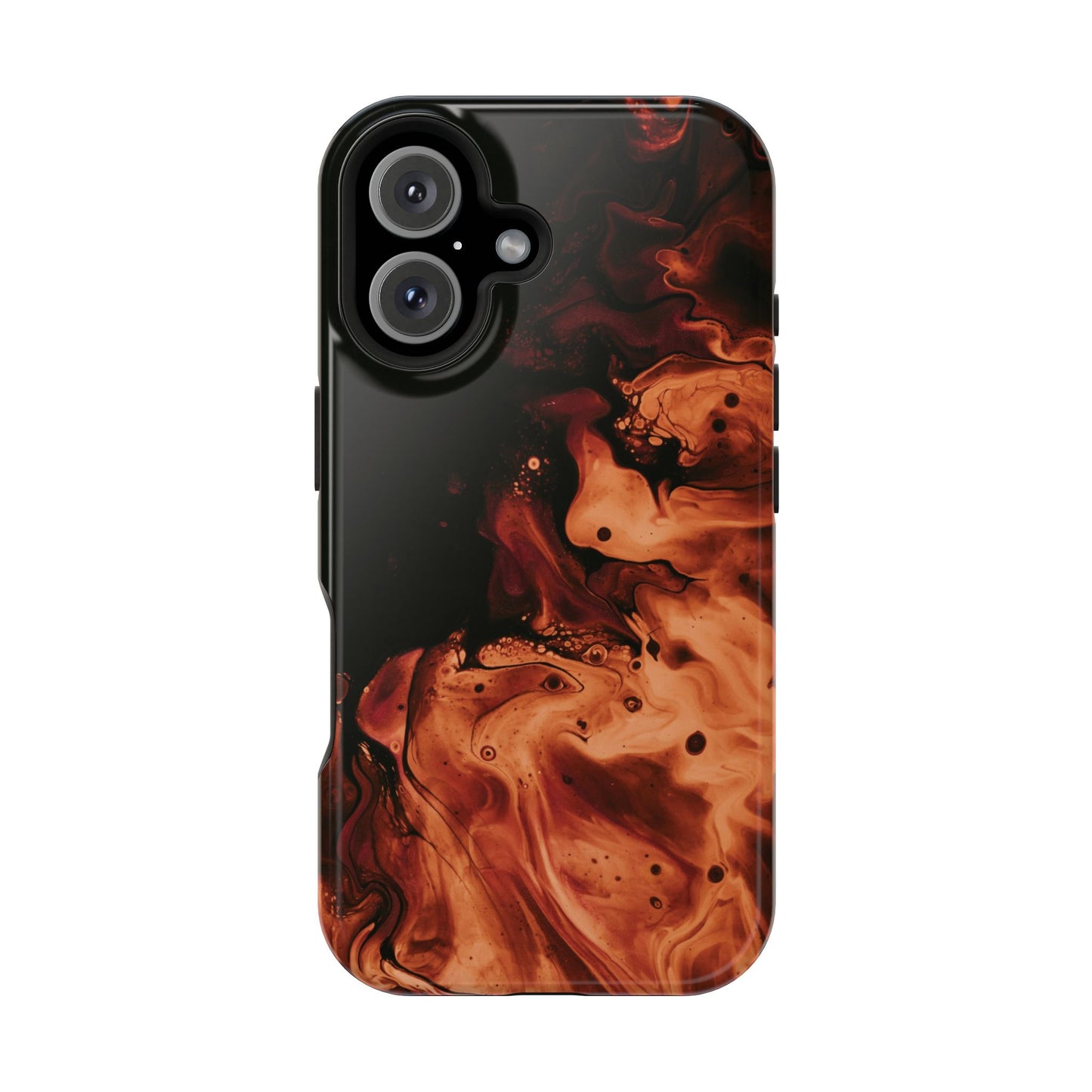 Molten Lava Abstract Art Phone Case – MagSafe Compatible for iPhone & Samsung Galaxy