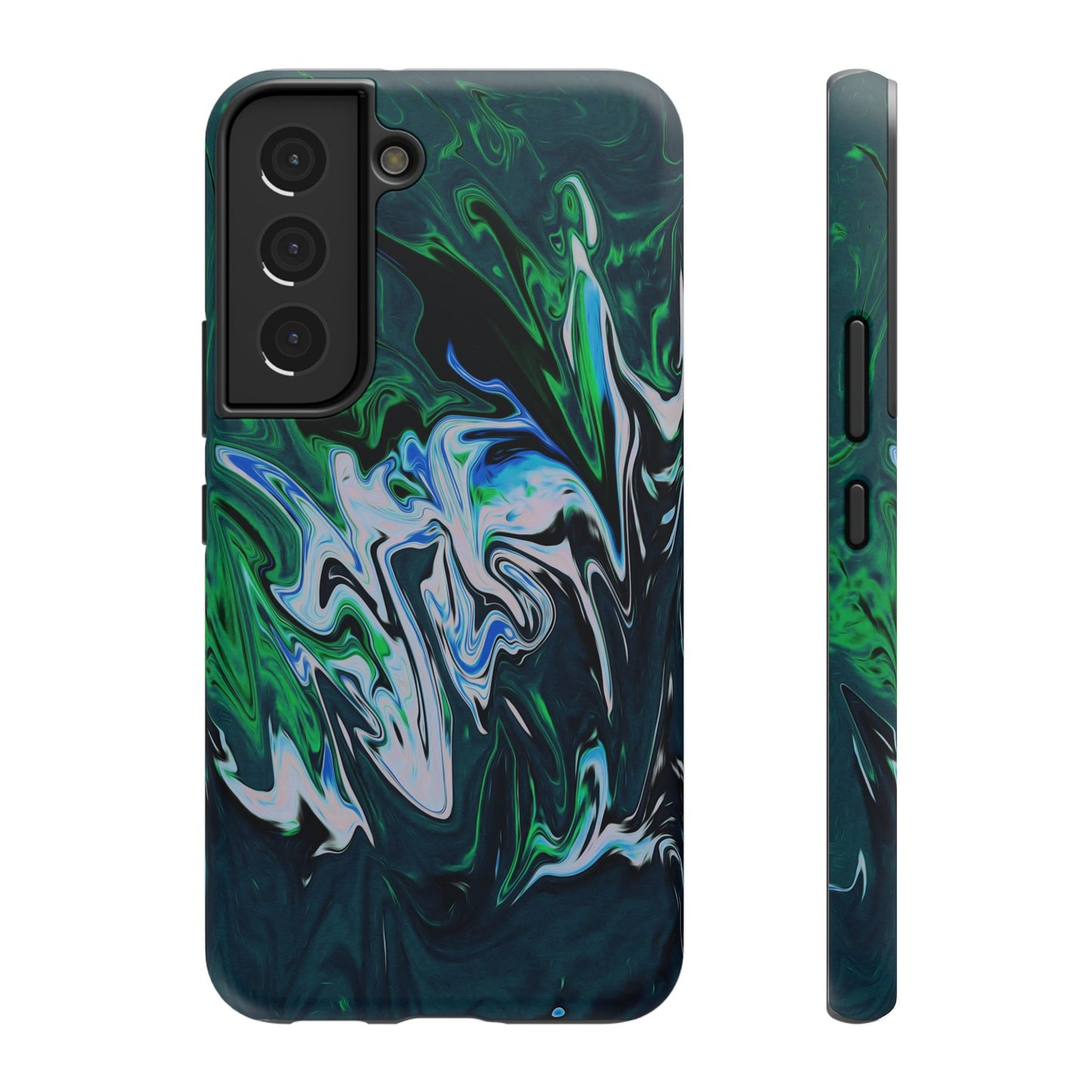 Prismatic Holographic Swirl Phone Case – MagSafe Compatible for iPhone & Samsung Galaxy