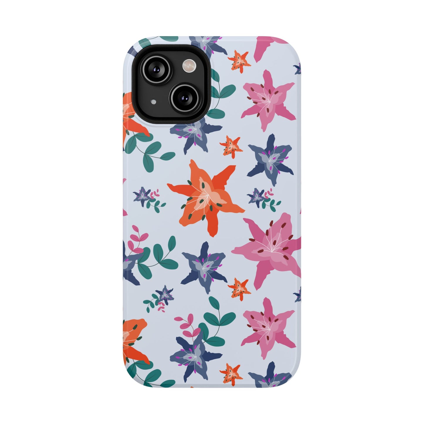 Watercolor Lily Garden Phone Case – MagSafe Compatible for iPhone & Samsung Galaxy