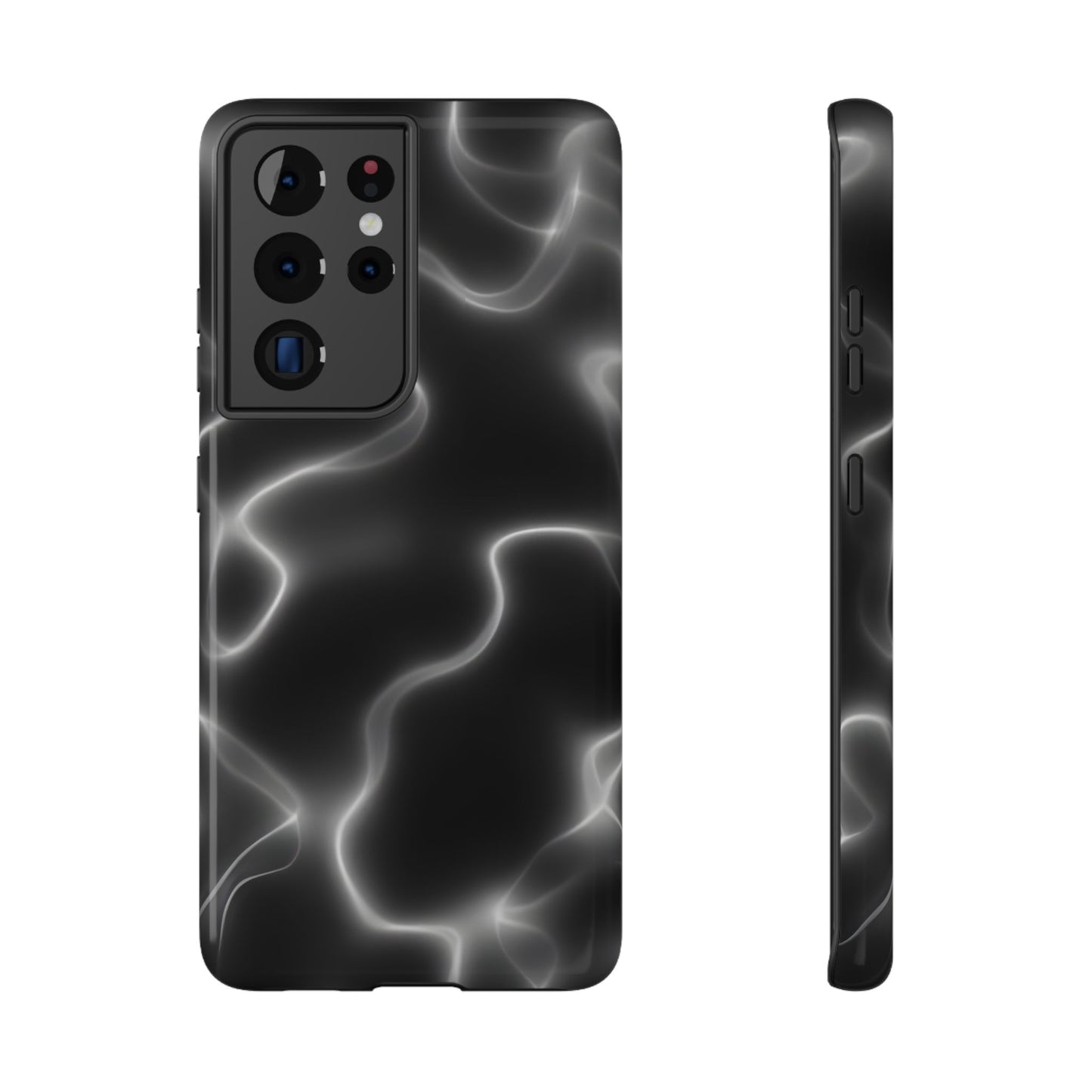 Electric Black Glow Phone Case – MagSafe Compatible for iPhone & Samsung Galaxy