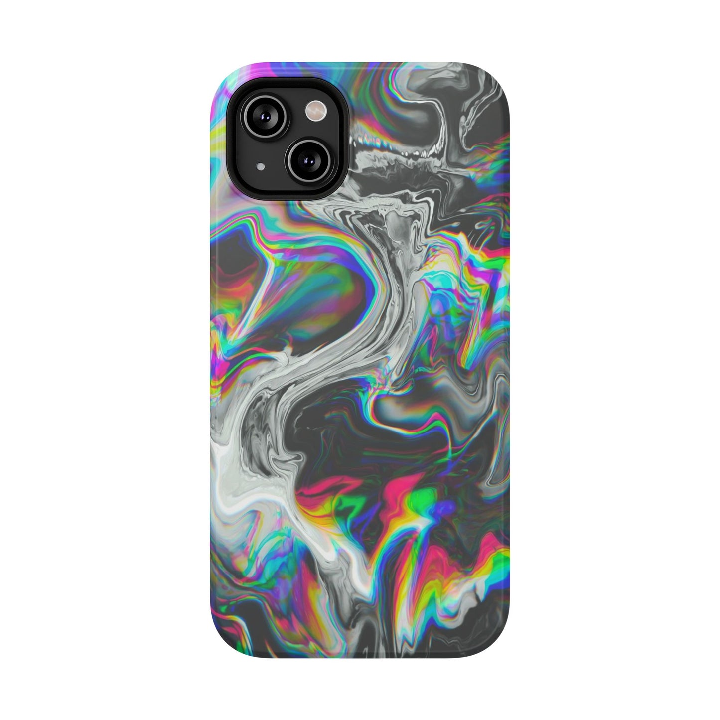 Holographic Swirl Phone Case – MagSafe Compatible for iPhone & Samsung Galaxy