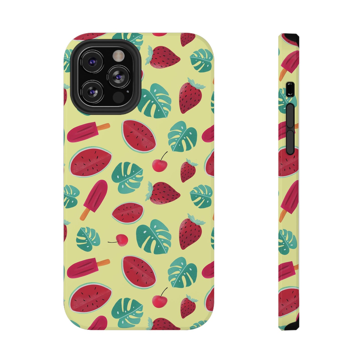 Tropical Summer Fruits Phone Case – MagSafe Compatible for iPhone & Samsung Galaxy