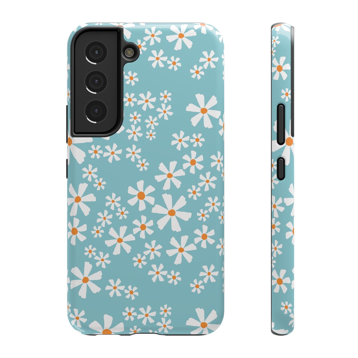 Vintage Daisy Field Phone Case – MagSafe Compatible for iPhone & Samsung Galaxy