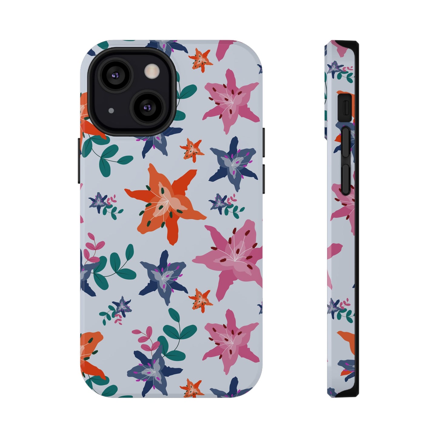 Watercolor Lily Garden Phone Case – MagSafe Compatible for iPhone & Samsung Galaxy