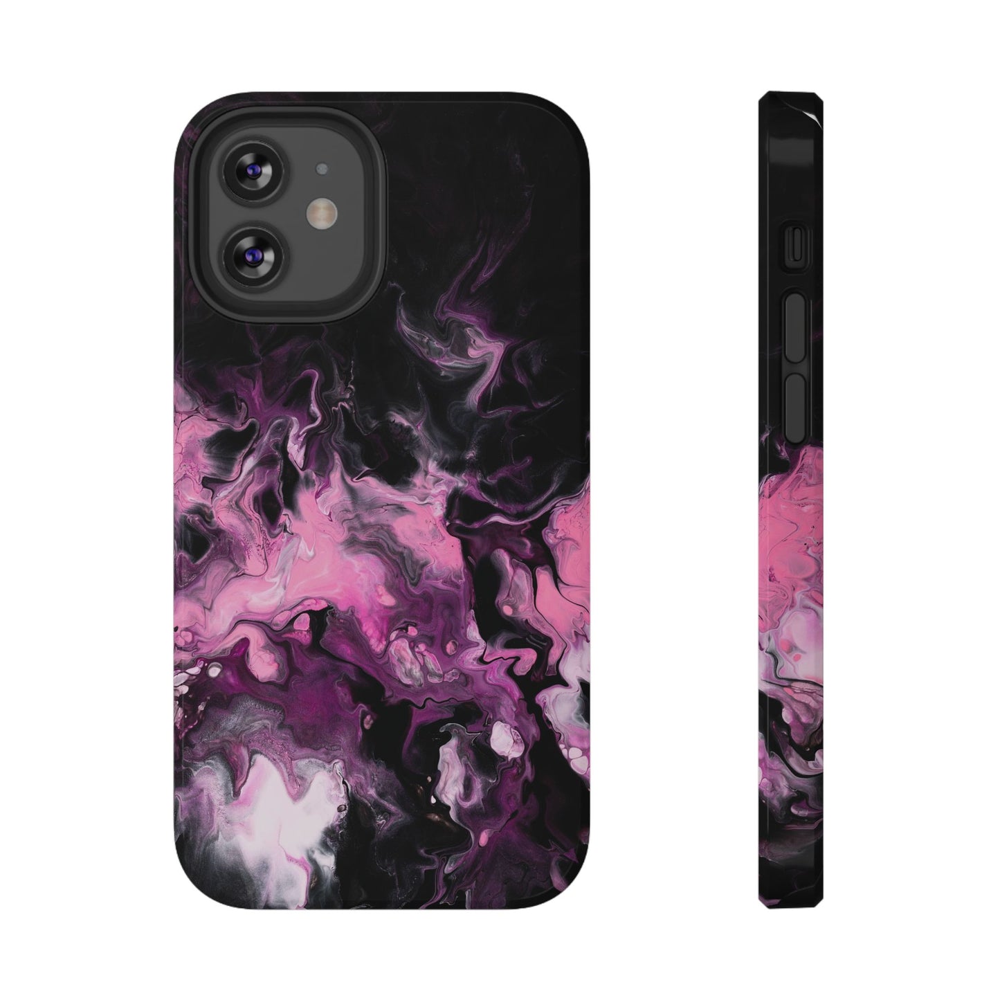 Electric Rose Marble Phone Case – MagSafe Compatible for iPhone & Samsung Galaxy