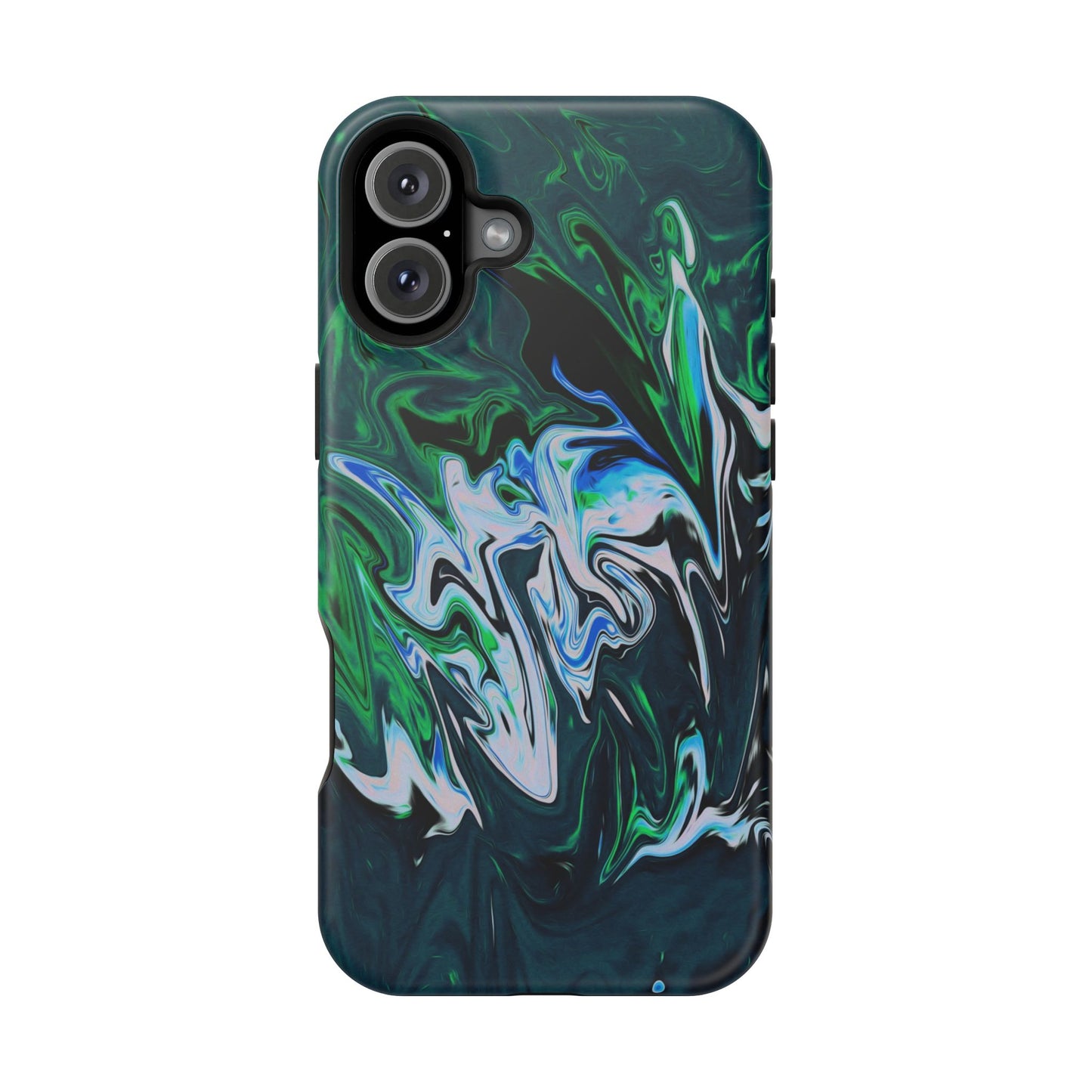 Prismatic Holographic Swirl Phone Case – MagSafe Compatible for iPhone & Samsung Galaxy