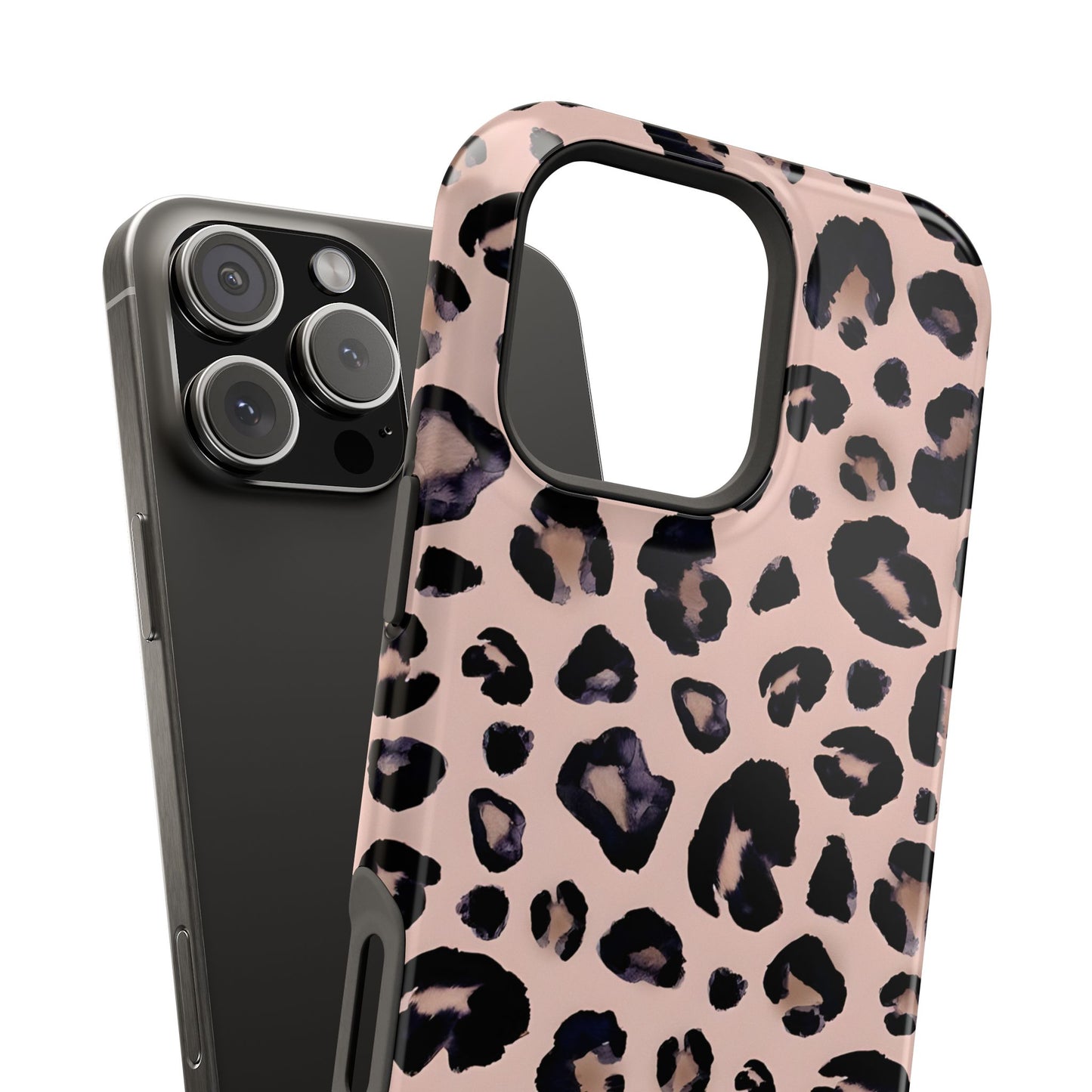 Chic Leopard Print Phone Case – MagSafe Compatible for iPhone & Samsung Galaxy