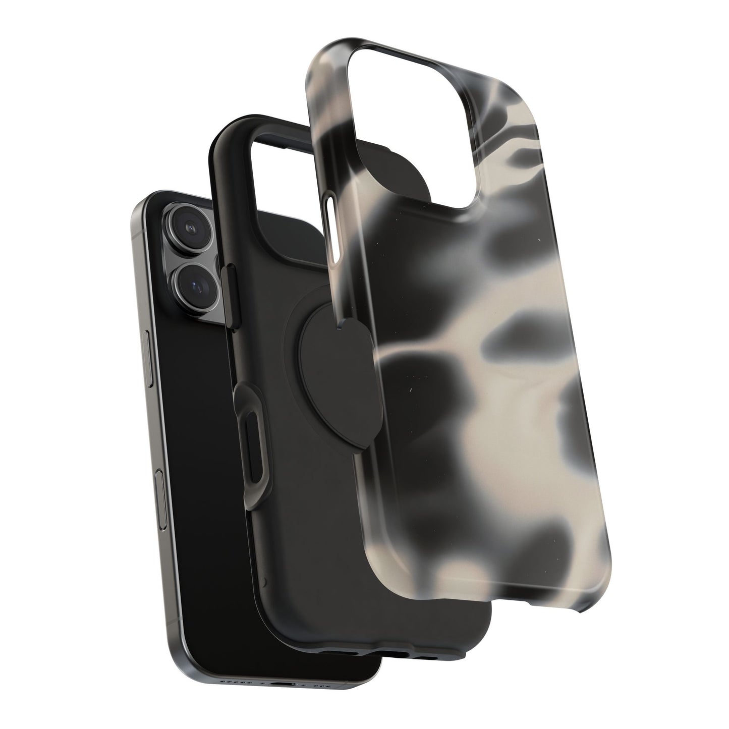 Smoky Marble Swirl Phone Case – MagSafe Compatible for iPhone & Samsung Galaxy