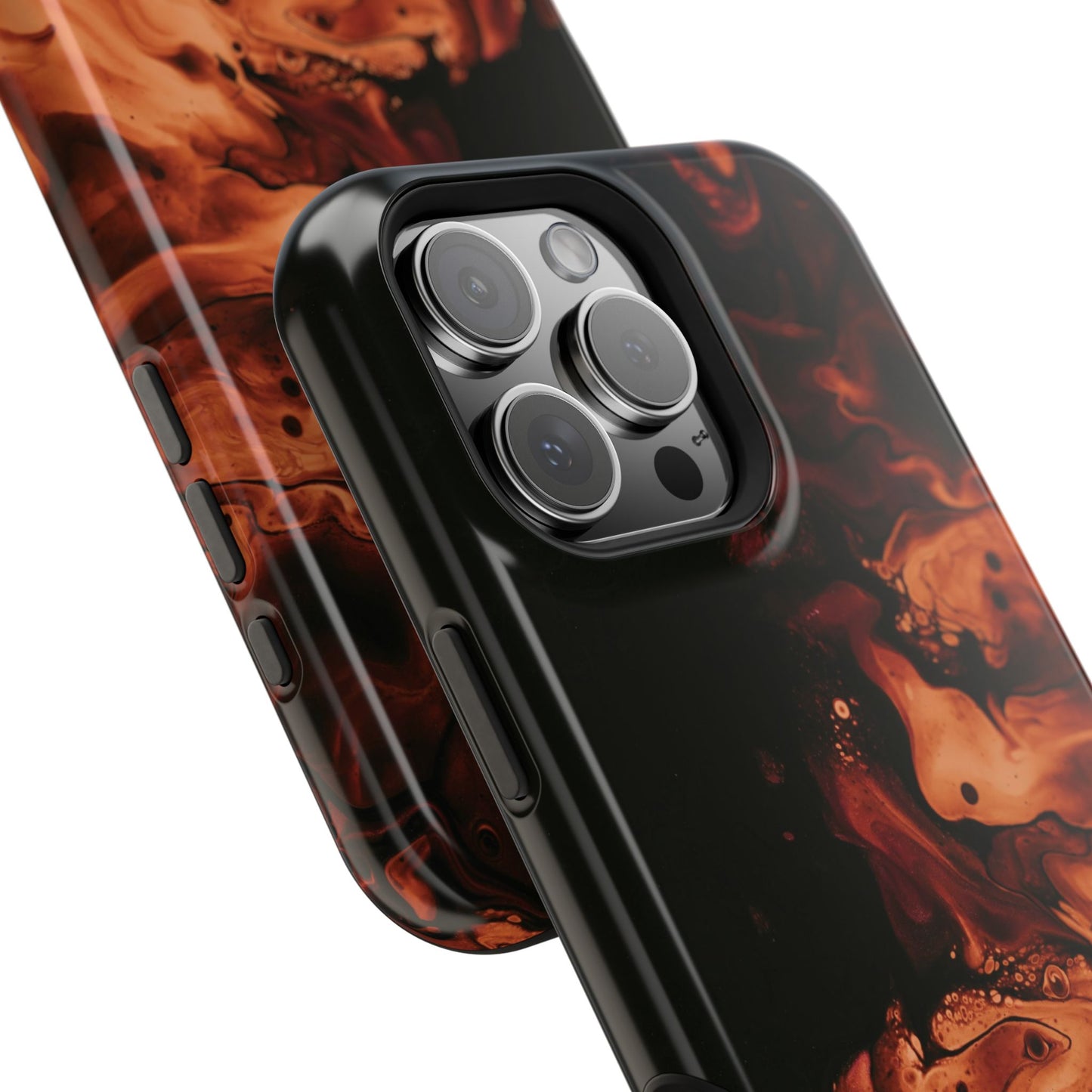 Molten Lava Abstract Art Phone Case – MagSafe Compatible for iPhone & Samsung Galaxy