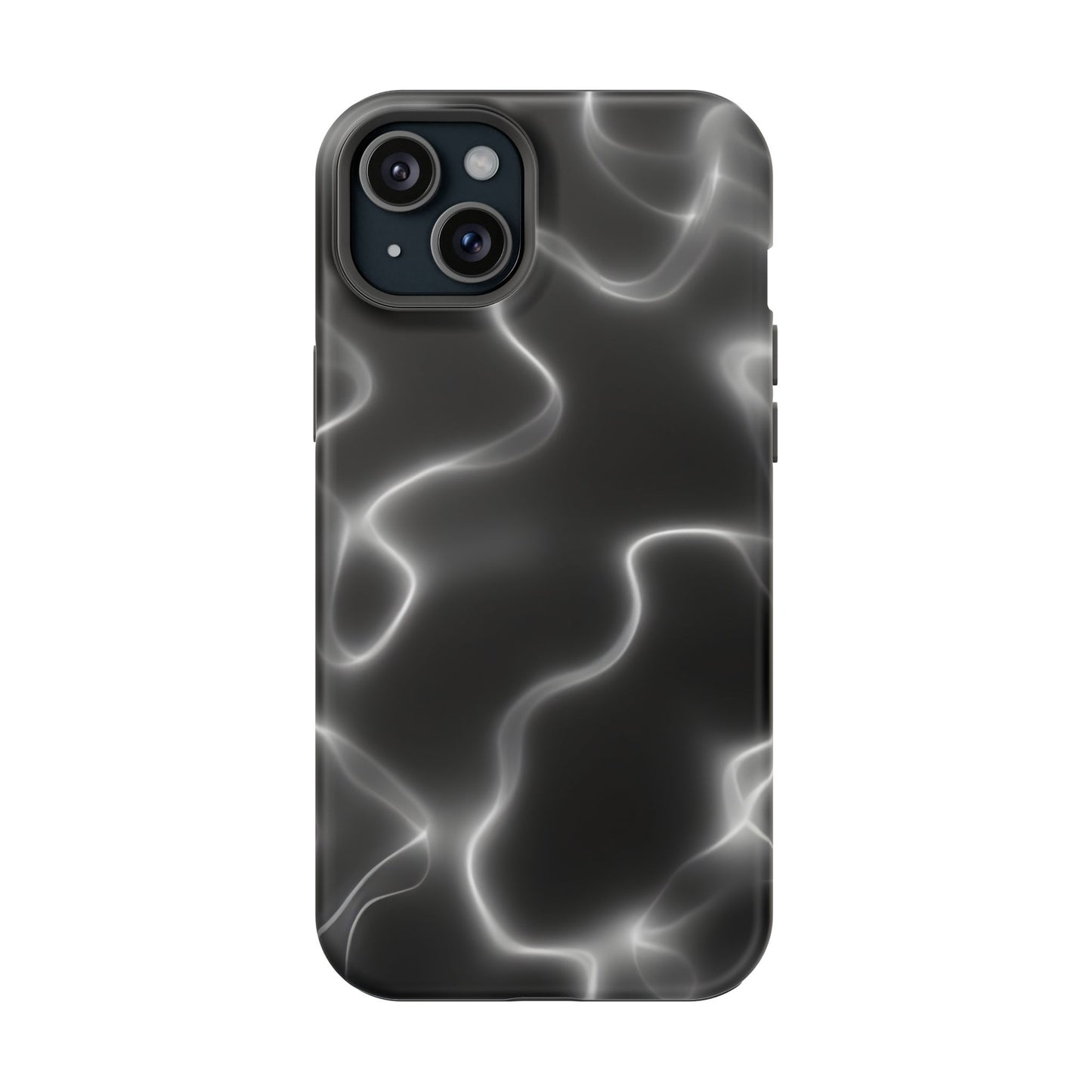 Electric Black Glow Phone Case – MagSafe Compatible for iPhone & Samsung Galaxy