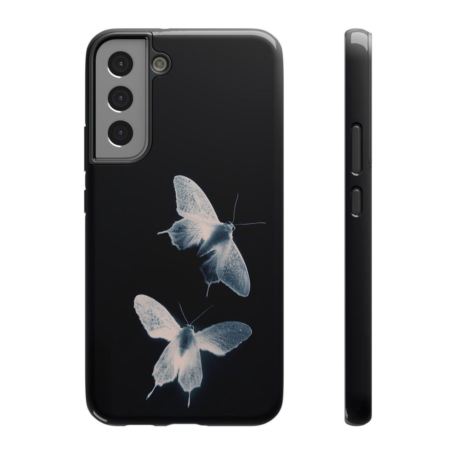 Ethereal Moth Dark Aesthetic Phone Case – MagSafe Compatible for iPhone & Samsung Galaxy